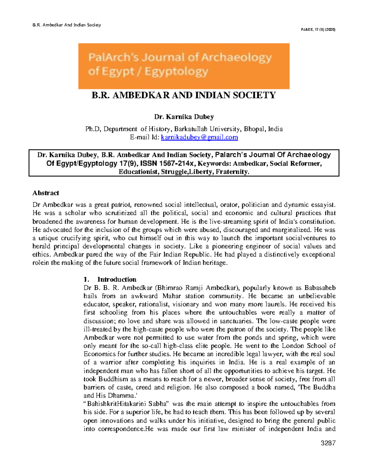 Impact of B.R. Ambedkar on Modern Indian Society and Social Justice ...