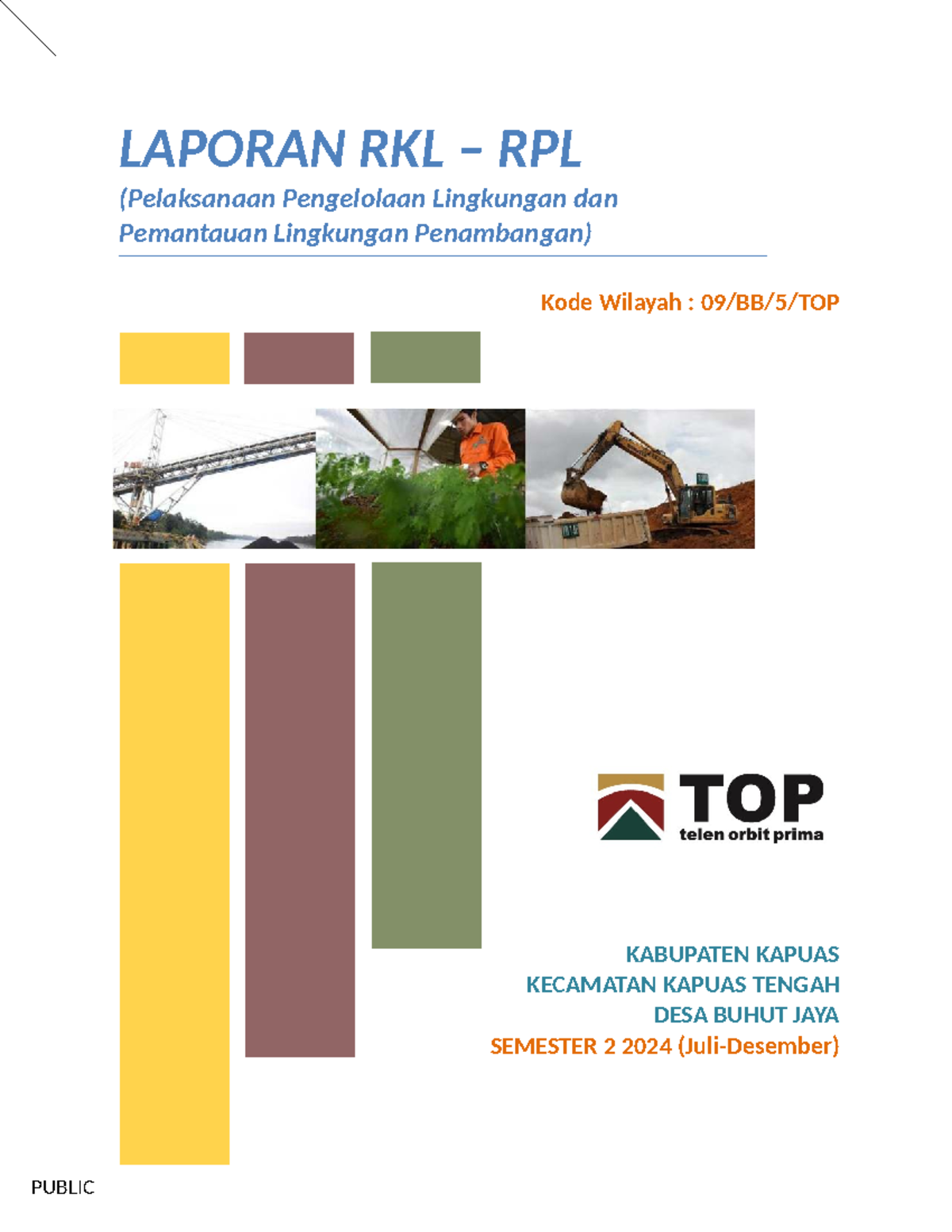Laporan RKL RPL PT Telen Orbit Prima Semester 2 Tahun 2024 - Studocu