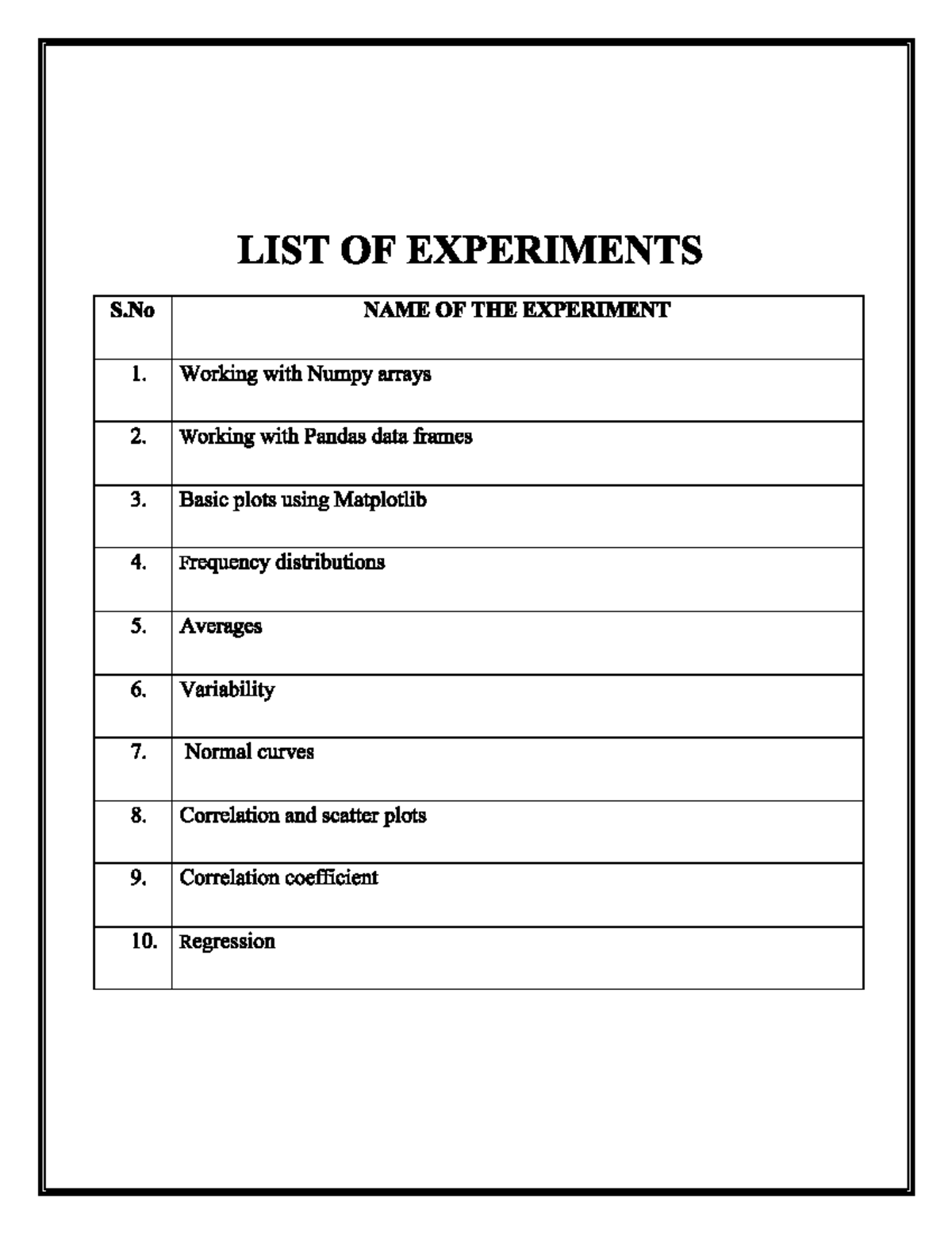 Data Science Lab Manual for Hands-On Learning and Skills Development ...