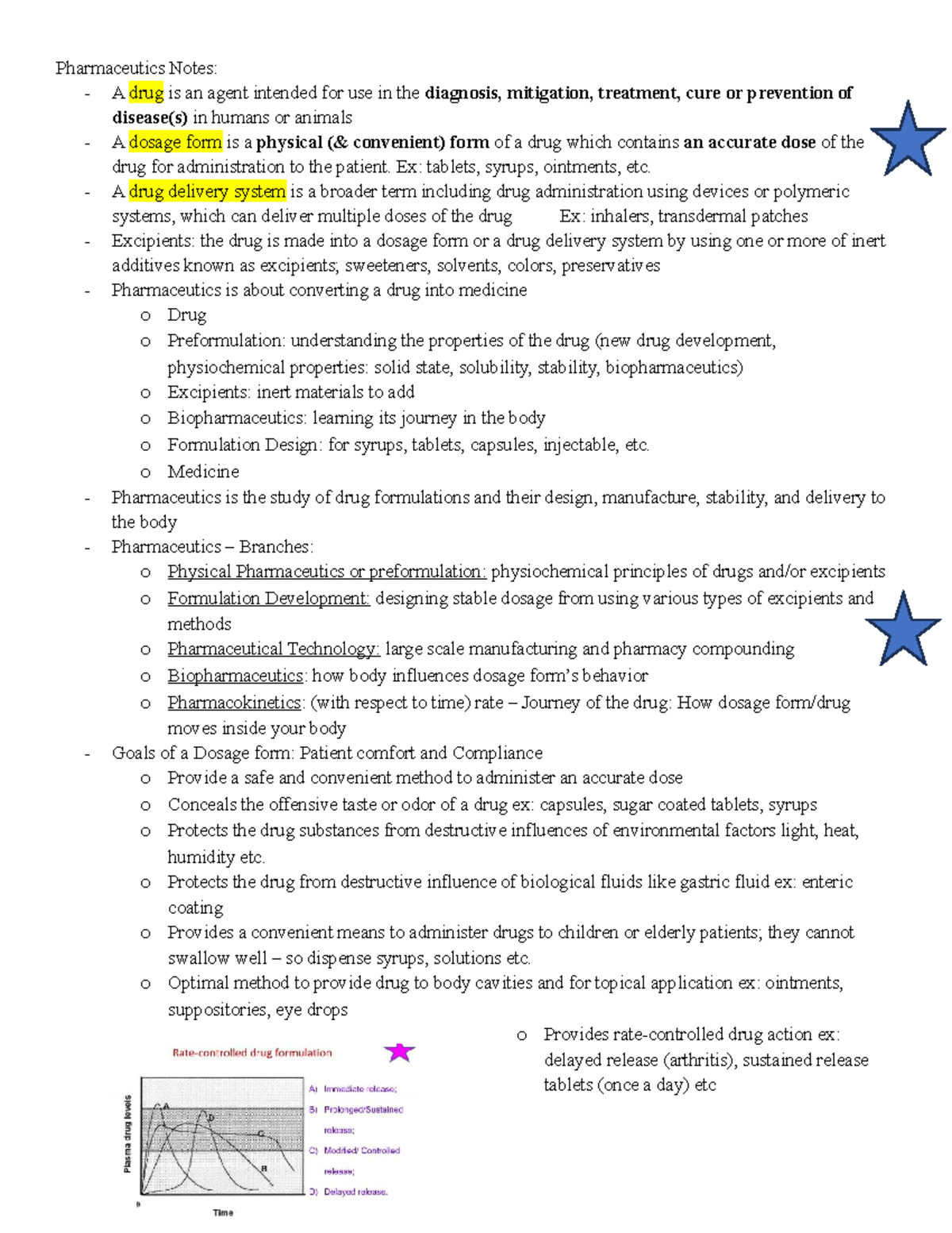 Pharmaceutics Notes: Concepts, Formulations & Drug Delivery Systems ...