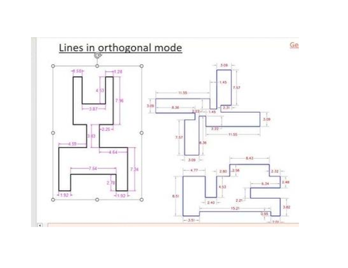 Orthogonal Lines Analysis - Ge 309 - Studocu
