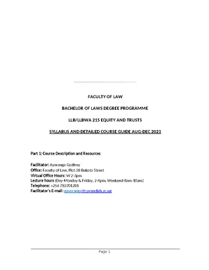 R-Charitable Trusts in Public Law - Key Cases from 1951