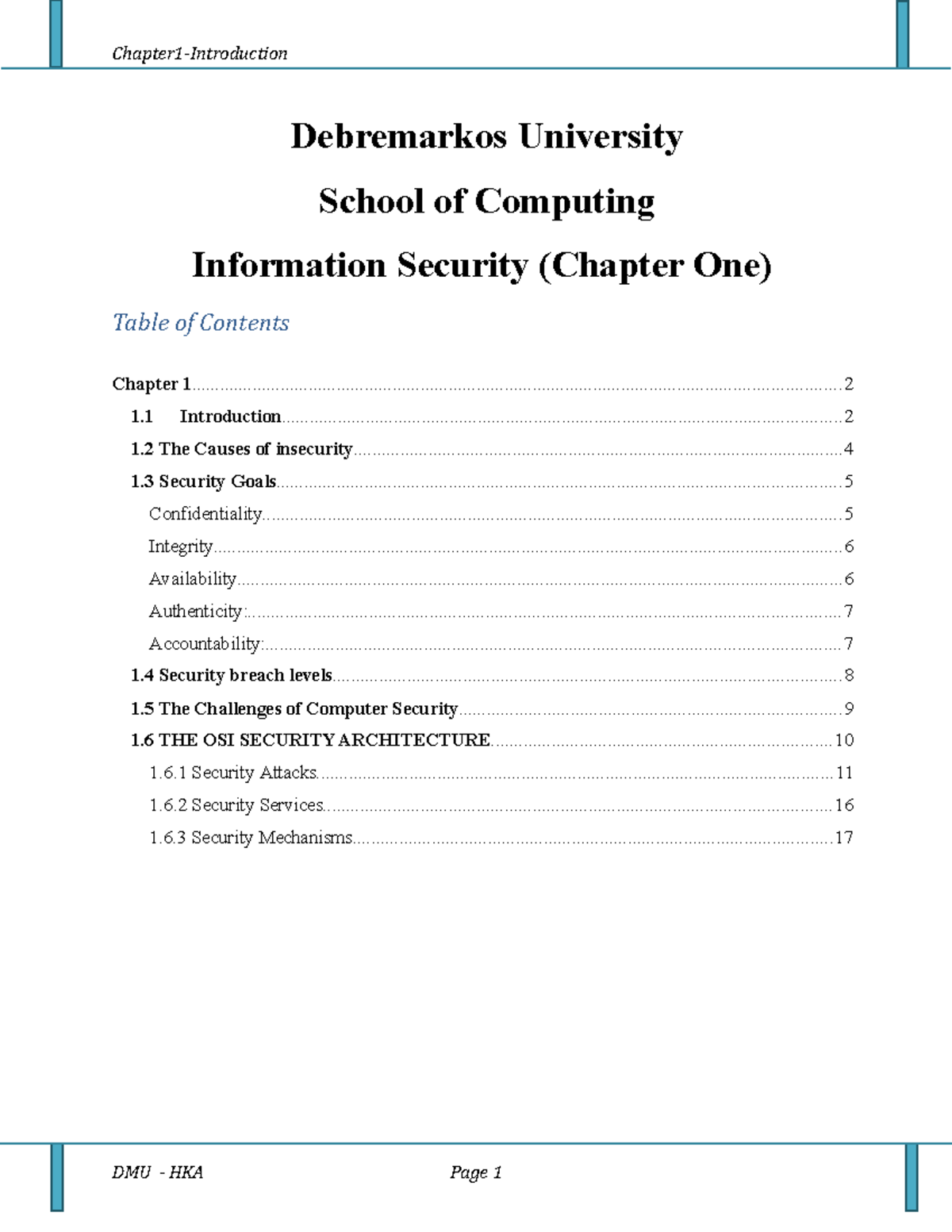 Computer Security Chapter 1: Understanding Security Principles - Studocu