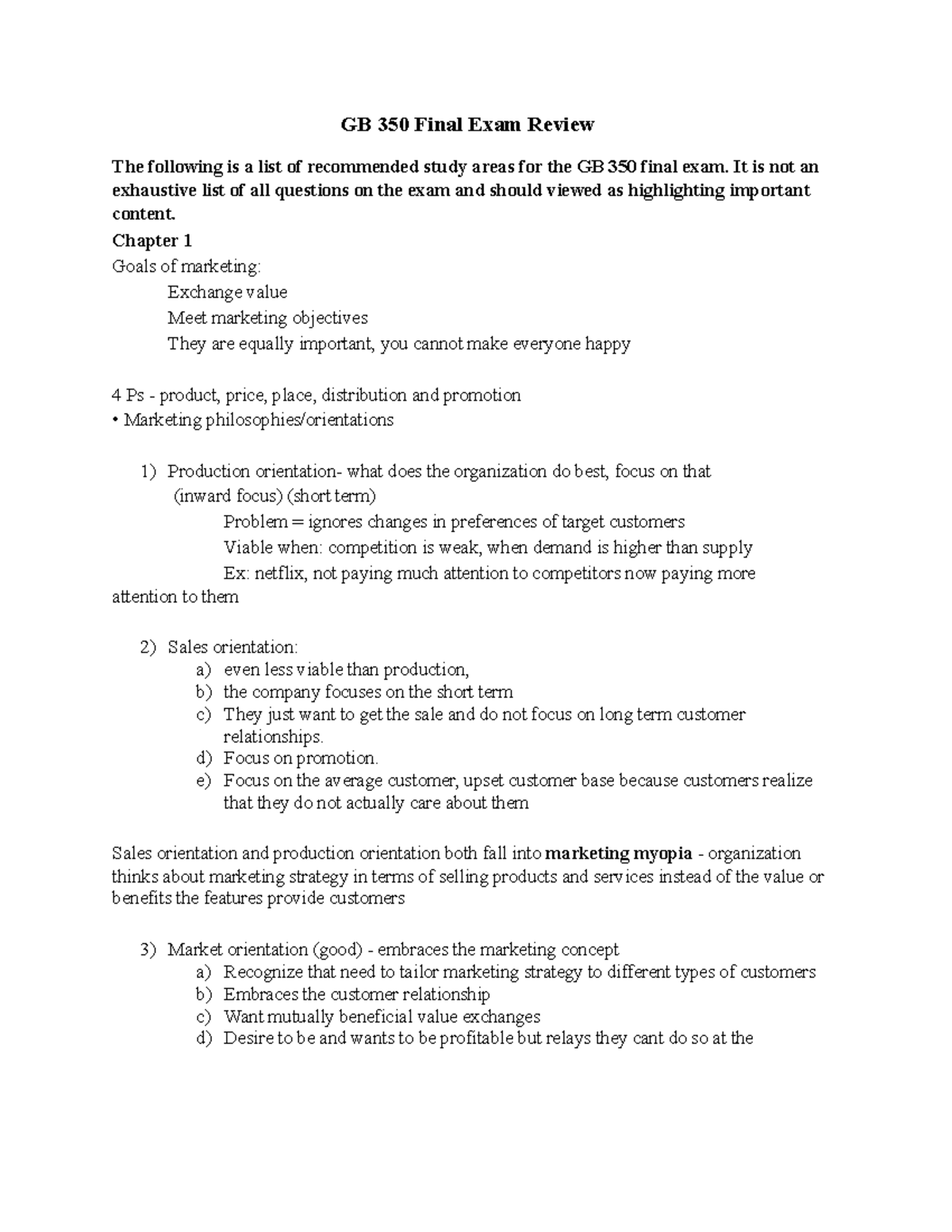 GB 350 Final Exam Review Guide - Studocu