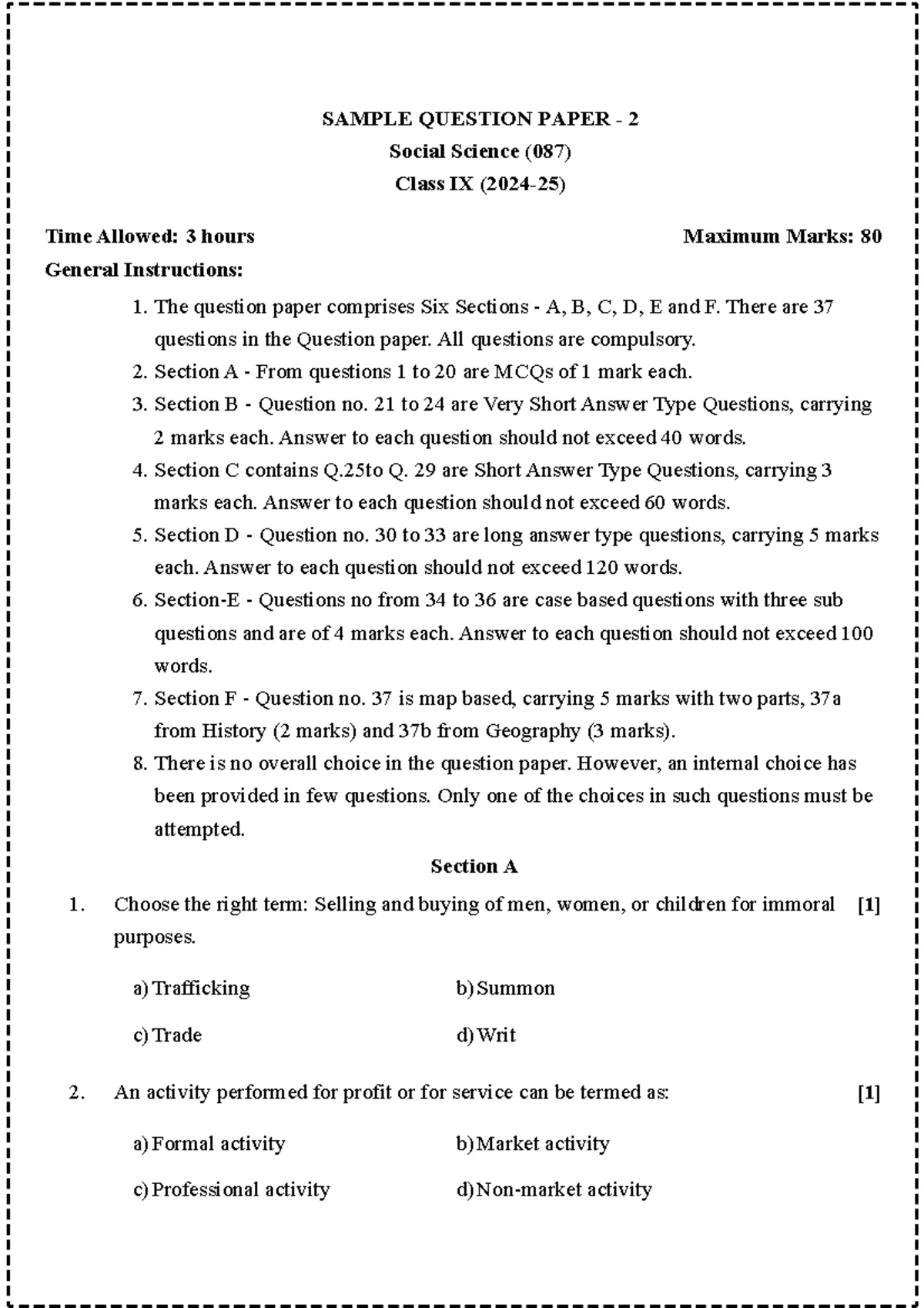 CBSE Class 10 Social Science Civics Chapter 7: Democracy Outcomes - Studocu