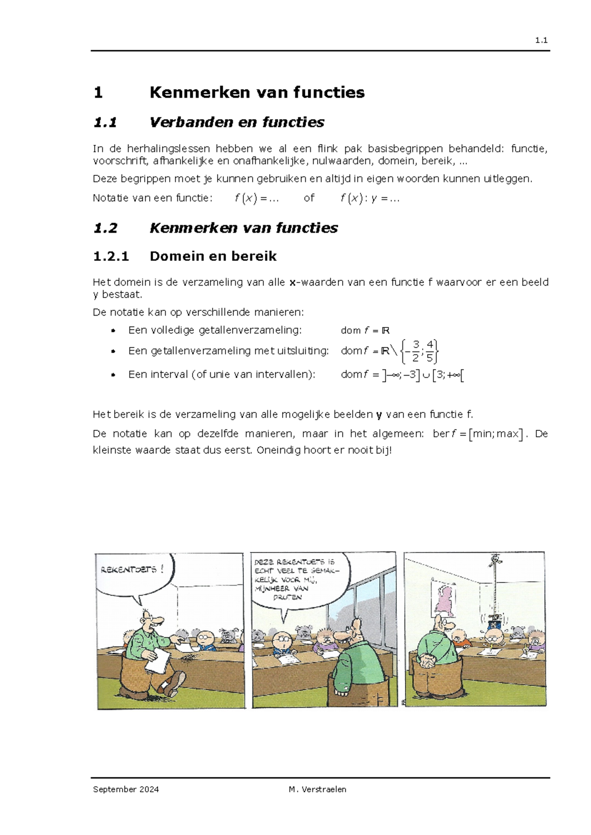 Analyse van Functiekenmerken - Wiskunde 5 D - Studocu
