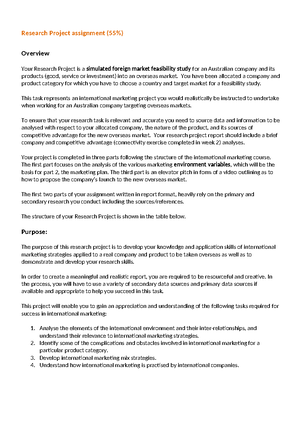 Research Project Part 2 assignment template - Research Project ...