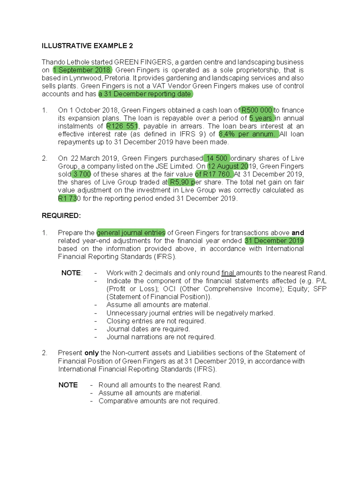 RRP 100 - Learning Objectives for Property, Plant & Equipment (PPE ...