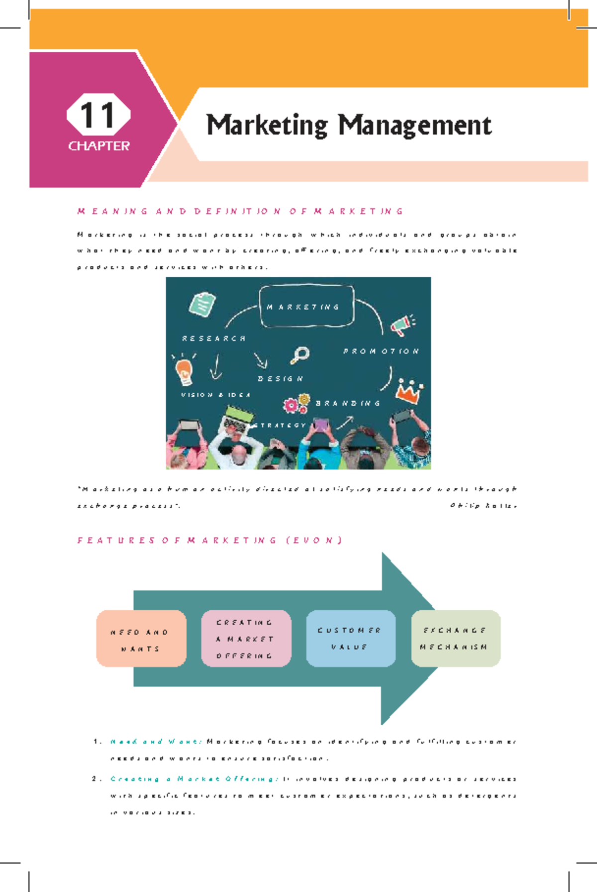 11 CHAPTER Marketing Management: Key Concepts and Strategies - Studocu