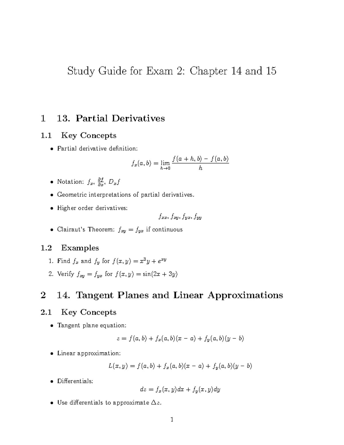 Study Guide for Exam 2: Chapters 14 & 15 - Studocu