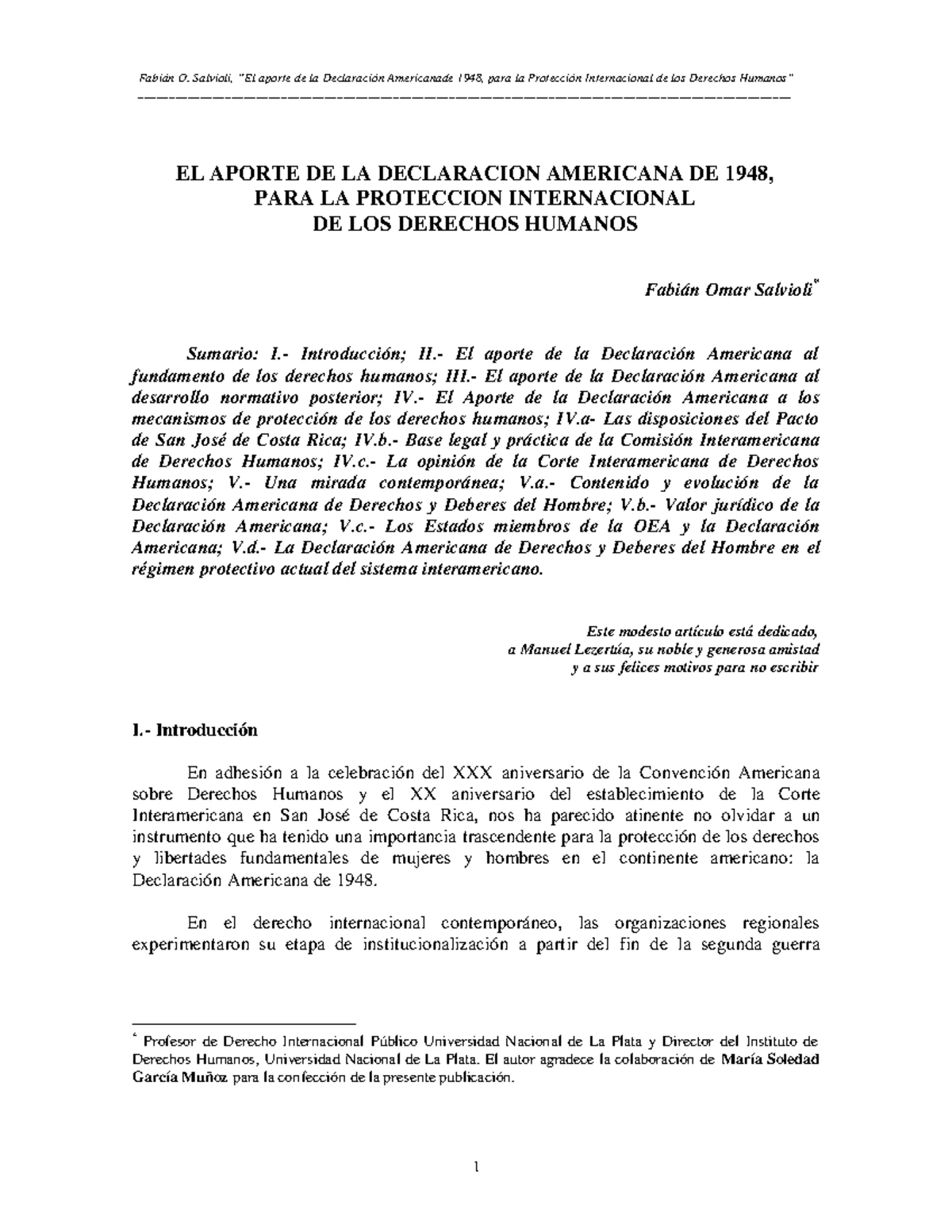 Resolución 1514 Asamblea General - Apéndice documental Nro. I La ...