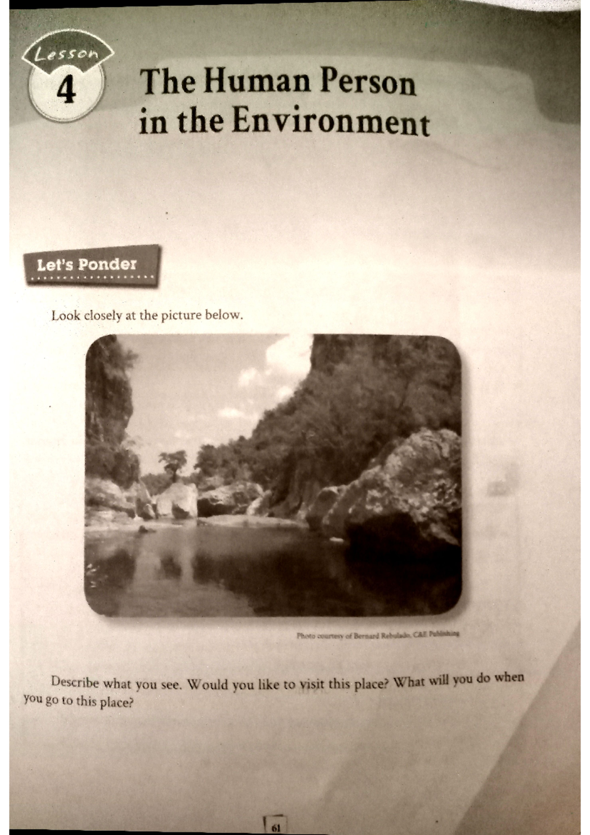 PHIL 101: Lesson 4 - The Human Person and Environmental Ethics - Studocu