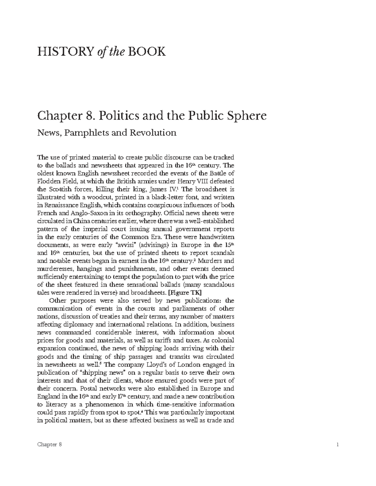 HIST 101: The Role of Print in Politics and Public Discourse - Chapter ...