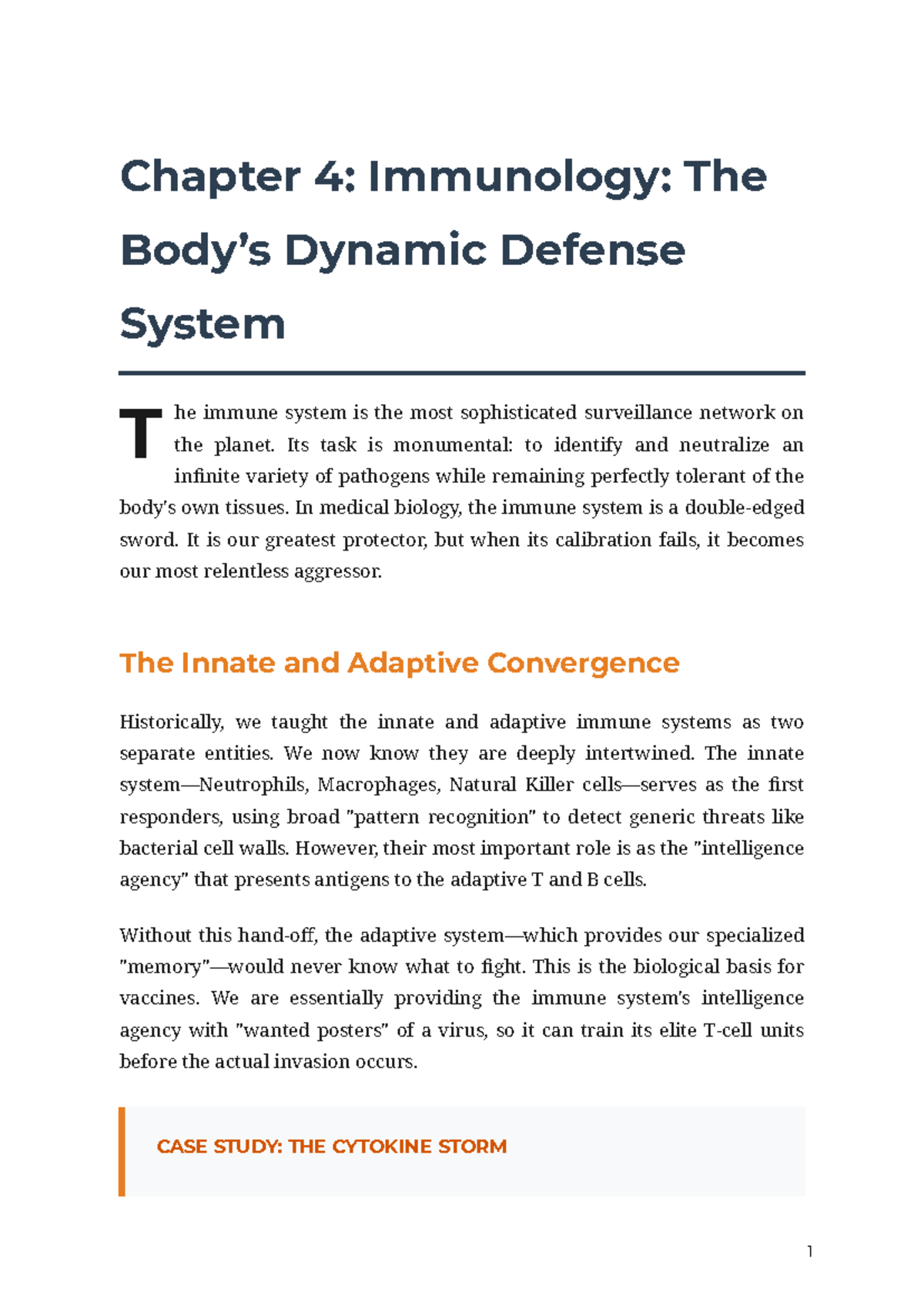 Chapter 4: Immunology - The Dynamic Defense System (BUn7ABJyy) - Studocu