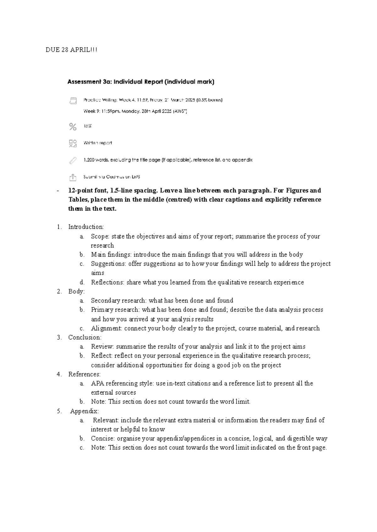 Marketing Individual Report: Qualitative Research Insights - Studocu