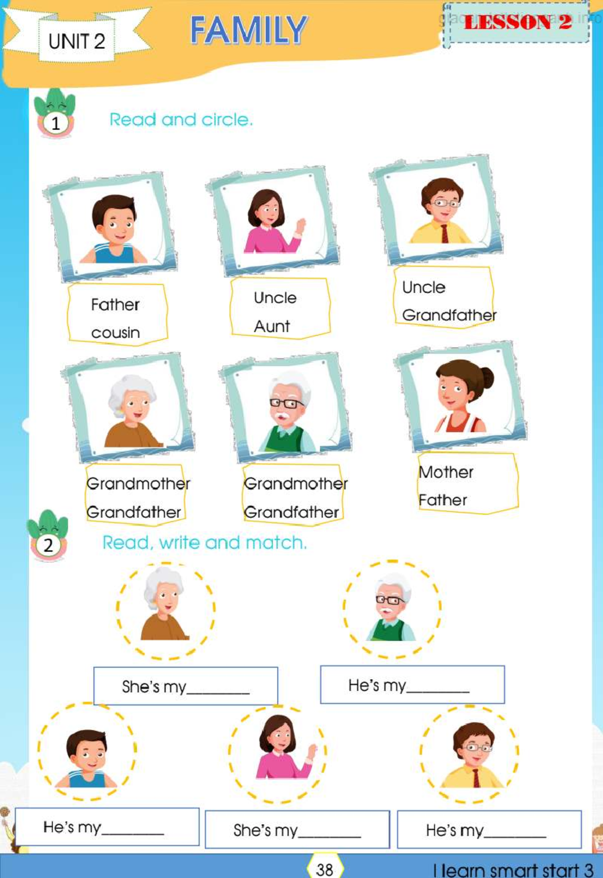 U2L2 - Family Vocabulary and Word Search Activity - Studocu