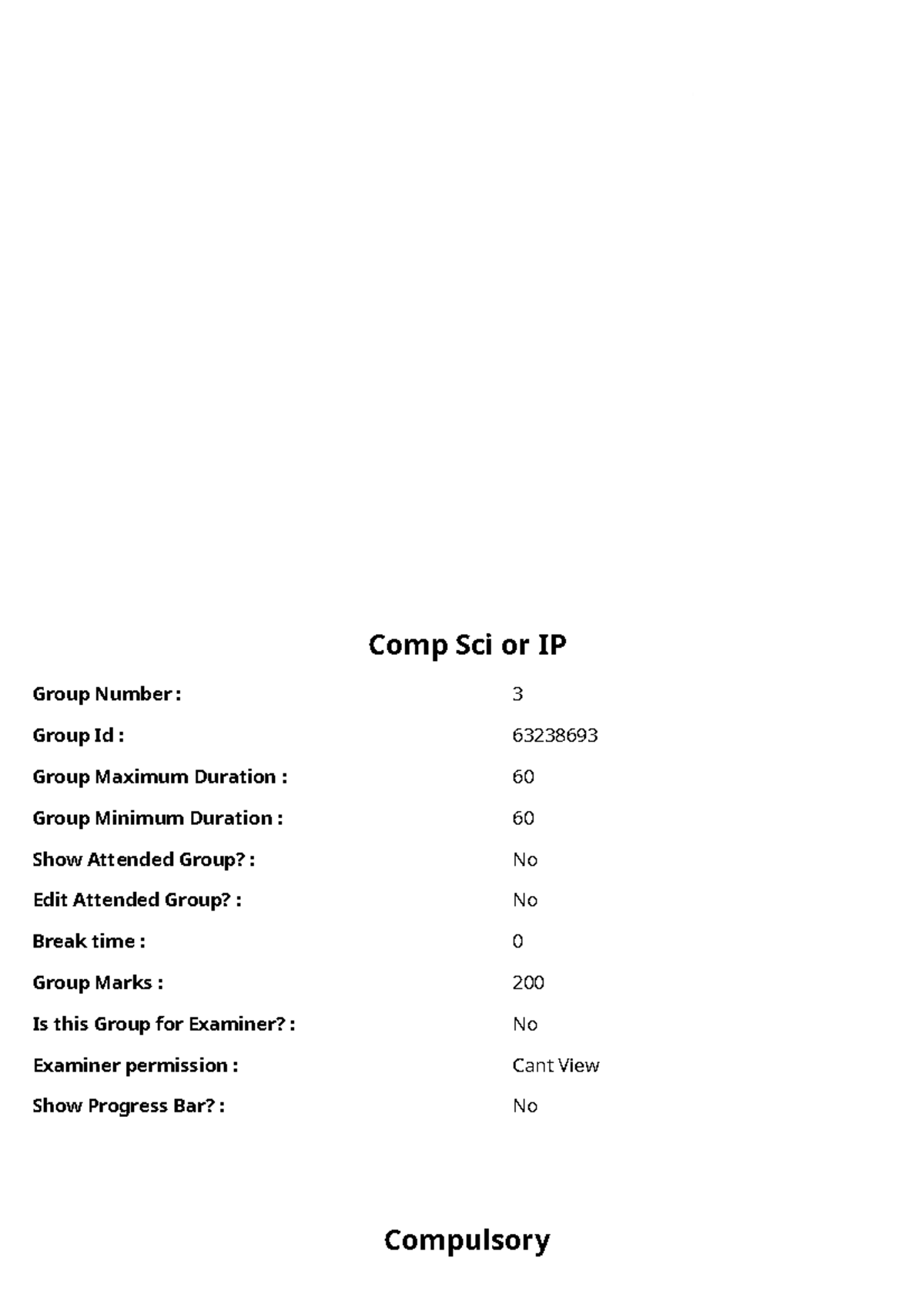 CUET 2023 Comp Sci MCQ Question Paper with Answer Options - Studocu