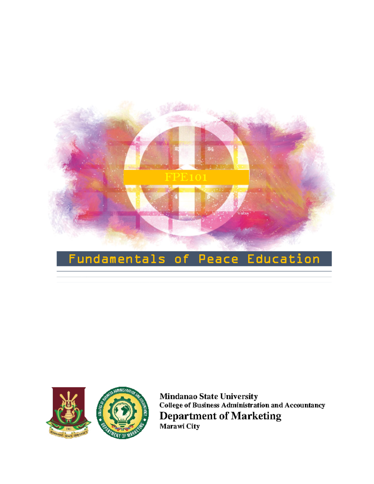 FPE101 I Fundamentals of Peace Education: Understanding Conflict ...