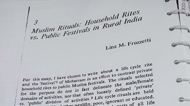 Muslim rituals - AS PER NEP - 3 Household Rites India vs. Muslim Public ...