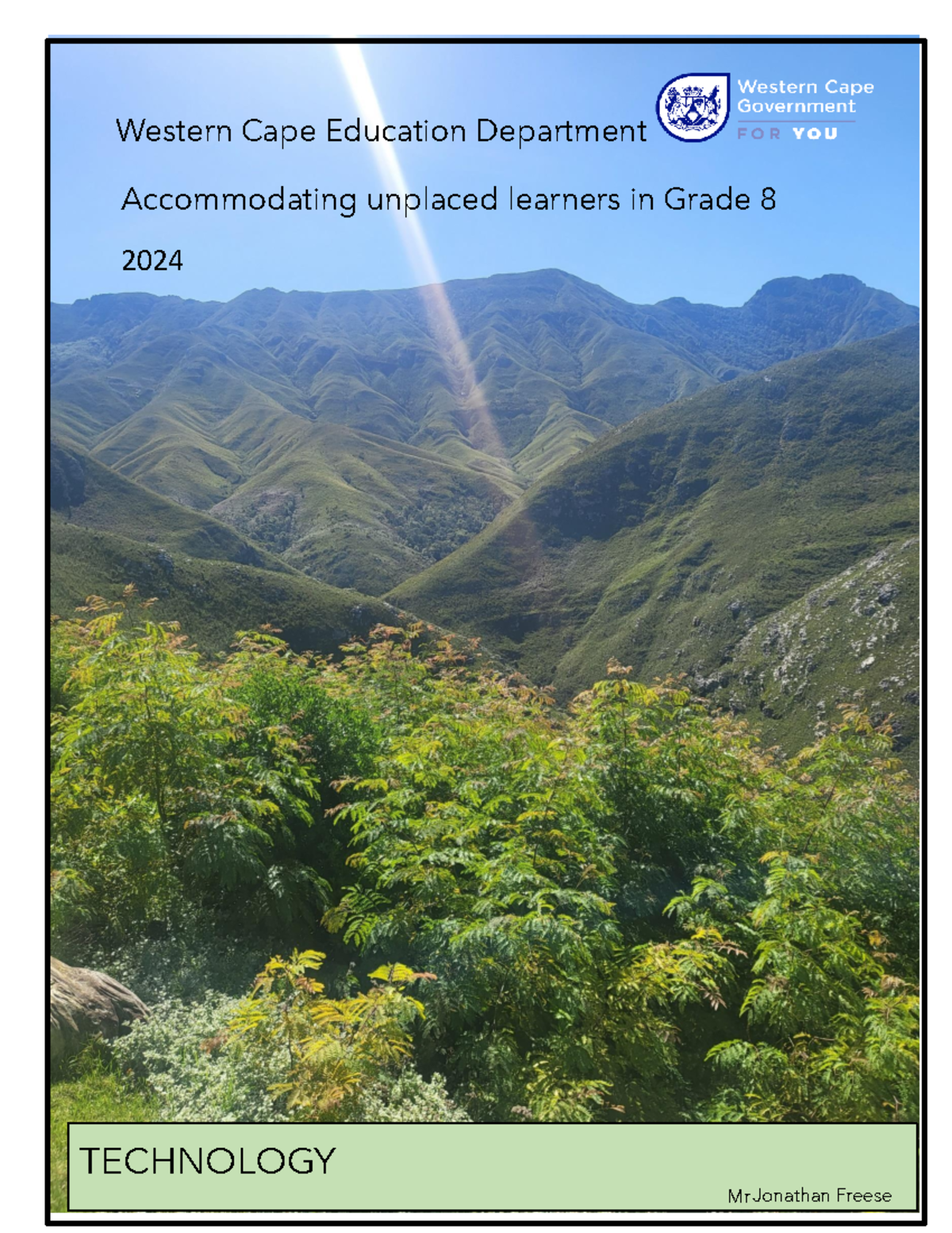 Technology 1: Accommodating Unplaced Grade 8 Learners in 2024 - Studocu