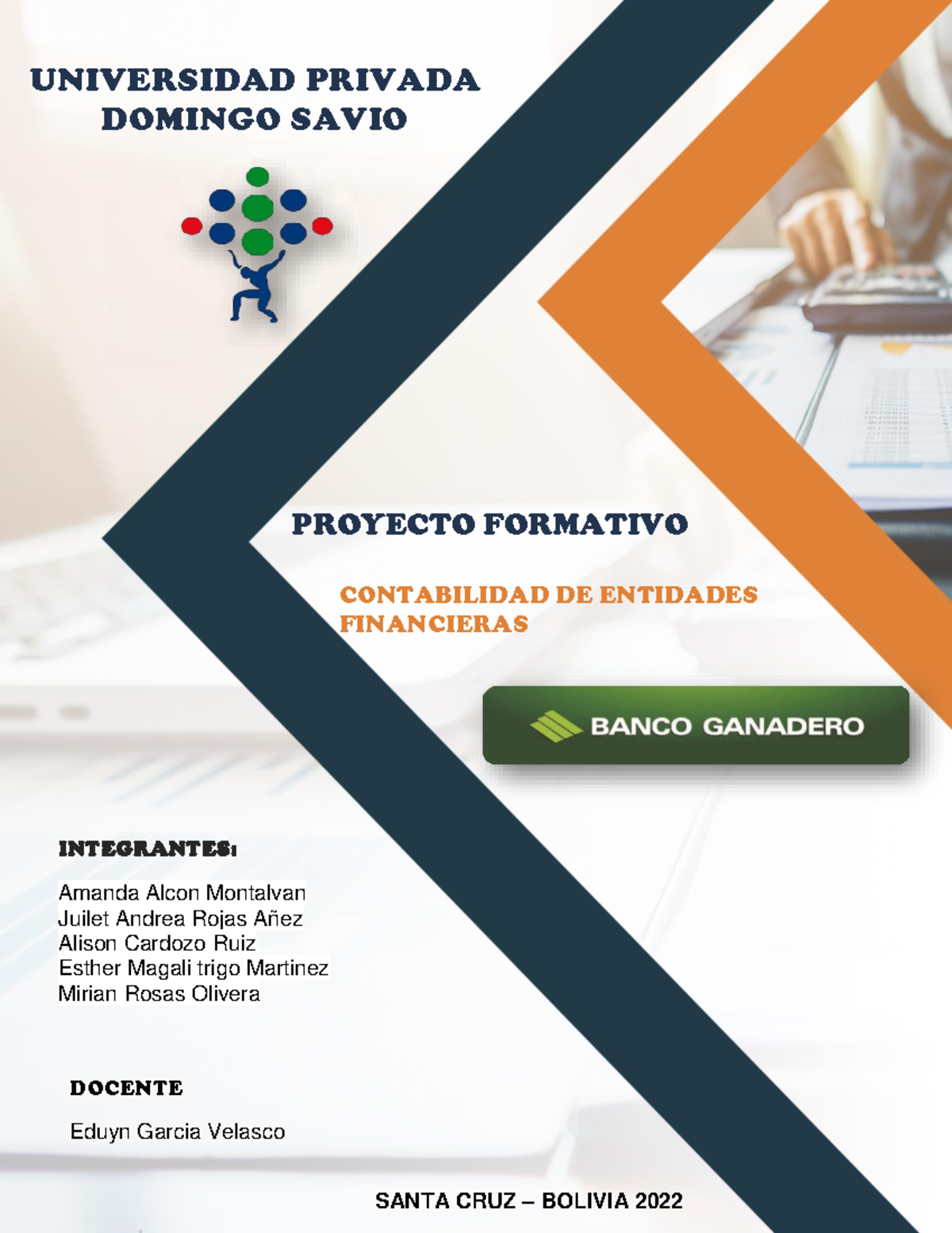 Proyecto Final DE Contabilidad DE Entidades Financieras PDF ...