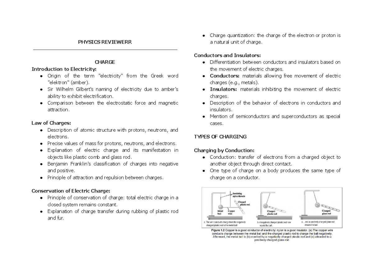 Final Exam Study Notes for General Physics 2 (PHYS 102) - Studocu