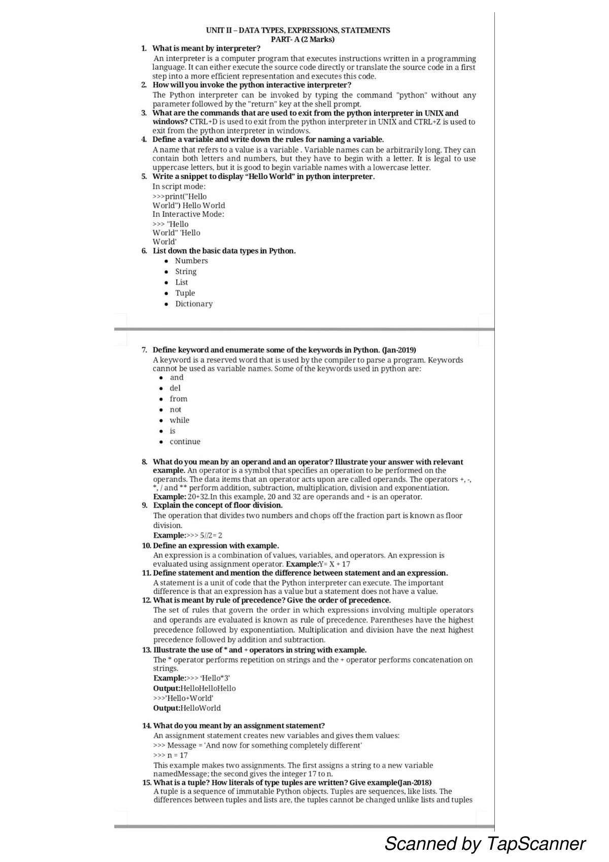 GE31 71 - Python Lab Manual: Problem Solving & Programming Exercises ...