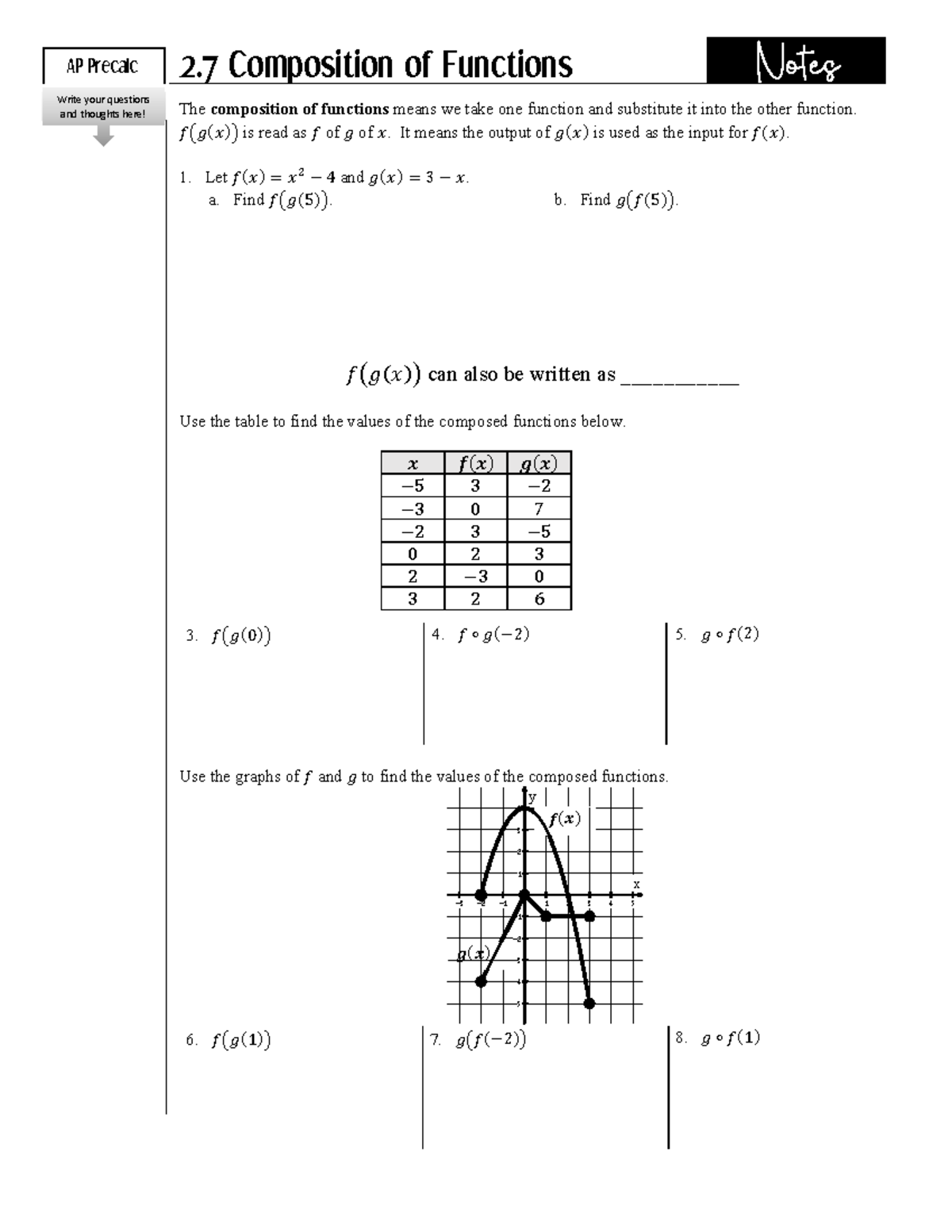 Composition and Inverse Functions, image size:1200x1553