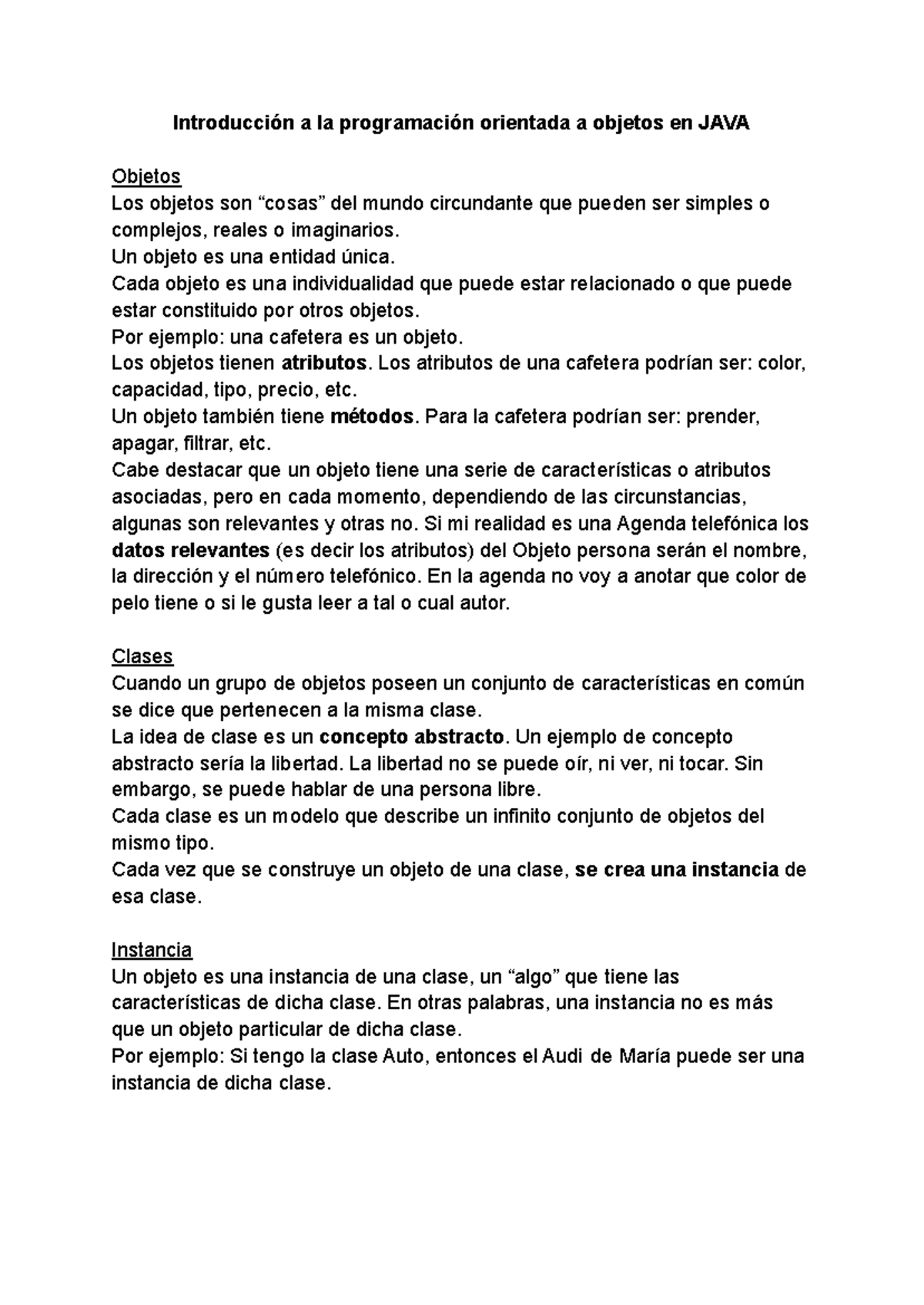 Introducción a la PO en JAVA - Introducción a la programación orientada ...