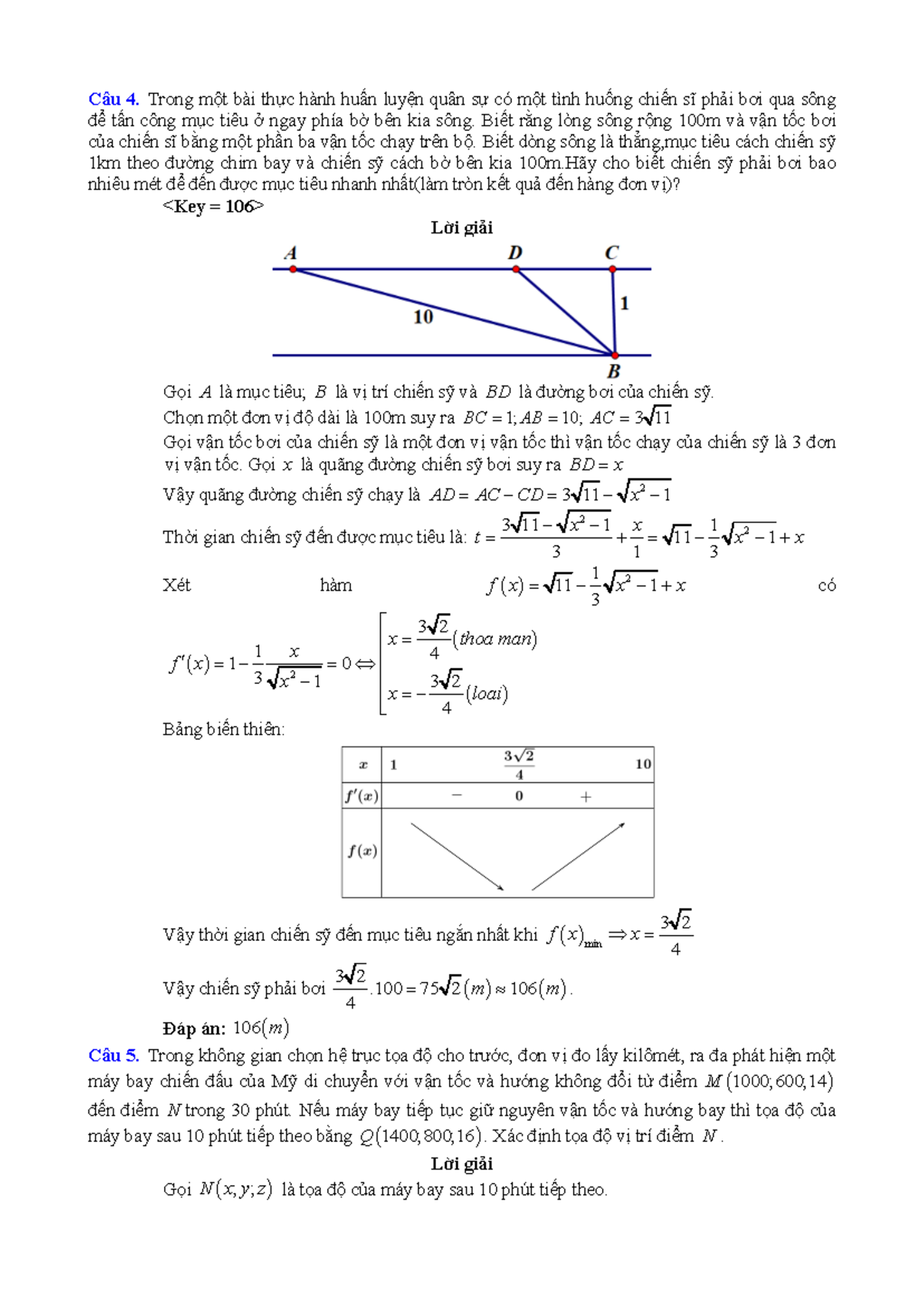 Phân Tích Bài Tập Thực Hành - Math 101 - Studocu