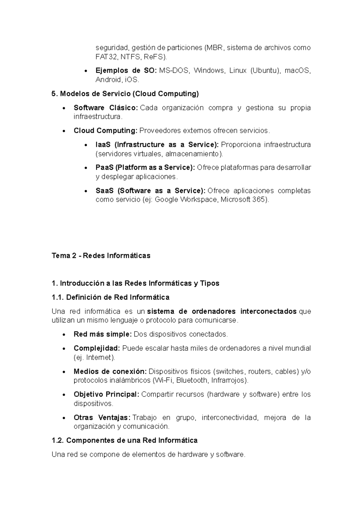 Tema 2: Redes Informáticas y Modelos de Servicio en Cloud Computing ...