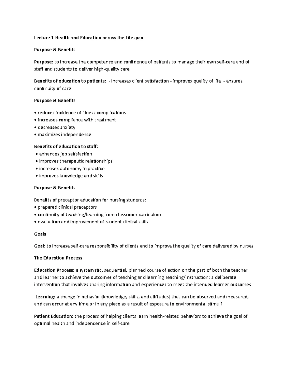 CNUR 106 Assignment 1 Teaching Plan & Evaluation Rubric 2024 - Studocu