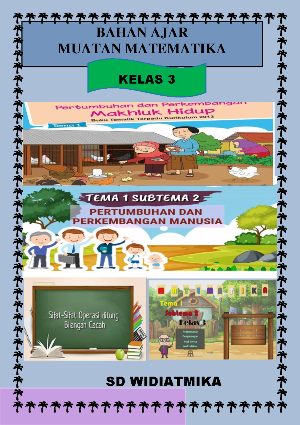 Bahan Ajar Matematika Kelas 3 SD Tema 1 Subtema 2 - Studocu