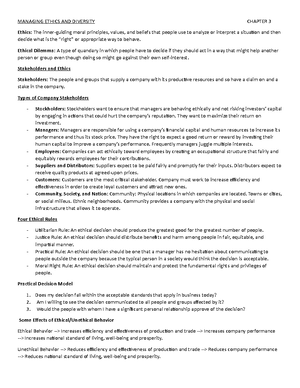 Study Guide Ch 1 - Chapter 1 - What Is Management? Chapter 1 Management ...