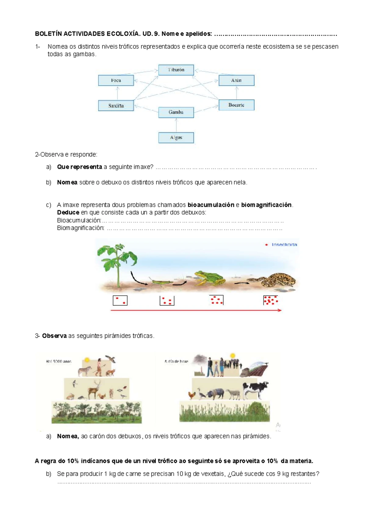 Actividades de Repaso U2 - Moneras, Protoctistas y Hongos (1º ESO) - Studocu