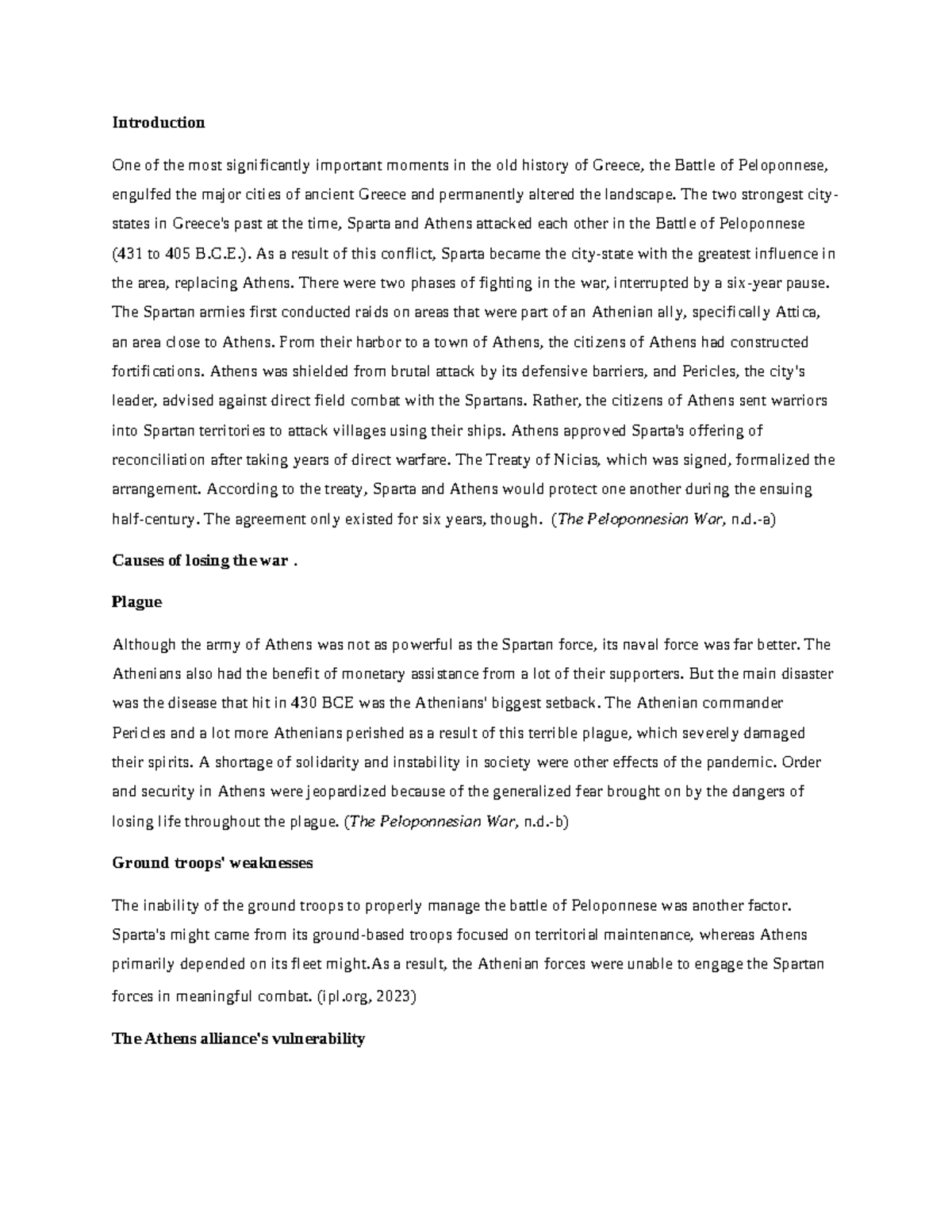History 2 - Introduction One of the most significantly important ...