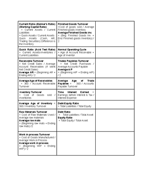 L1 - Finacial Statements Analysis - FINACIAL STATEMENTS ANALYSIS ...