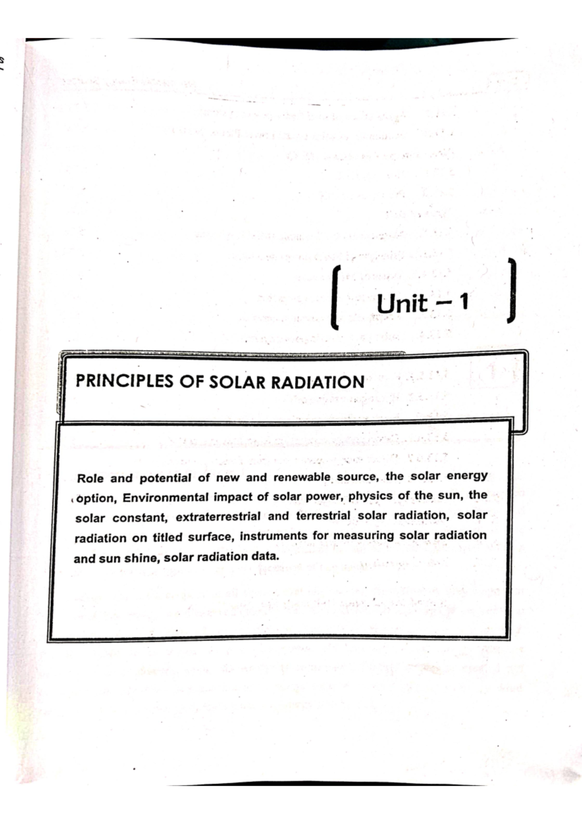 RES 1 - Principles of Solar Radiation and Renewable Energy Sources ...
