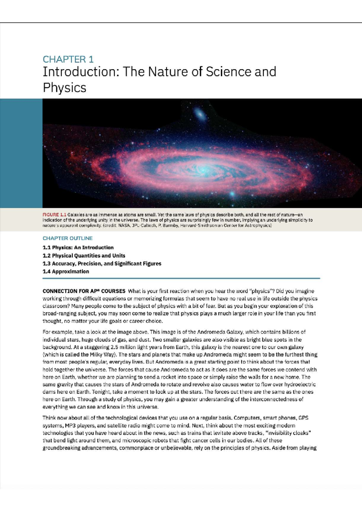PHYS 101: CHAPTER 1 - Introduction to the Nature of Science and Physics ...