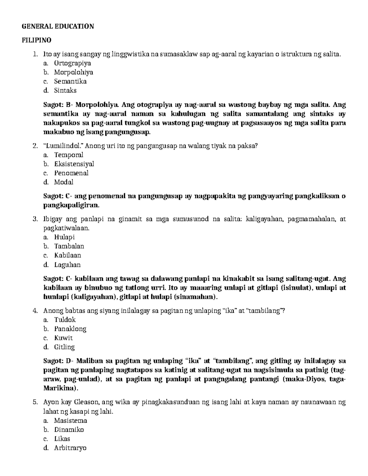 General Education - this will also help you and i know it will help you ...
