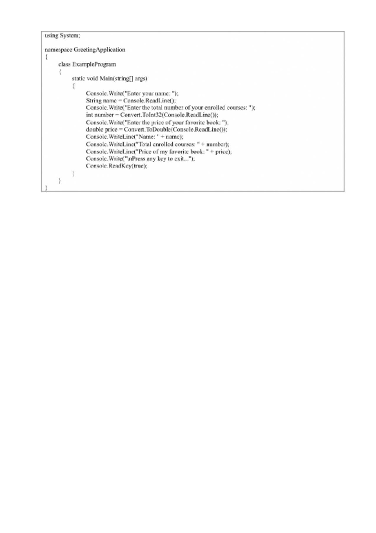 IP - Lesson on C# Programming Concepts and Applications - Studocu
