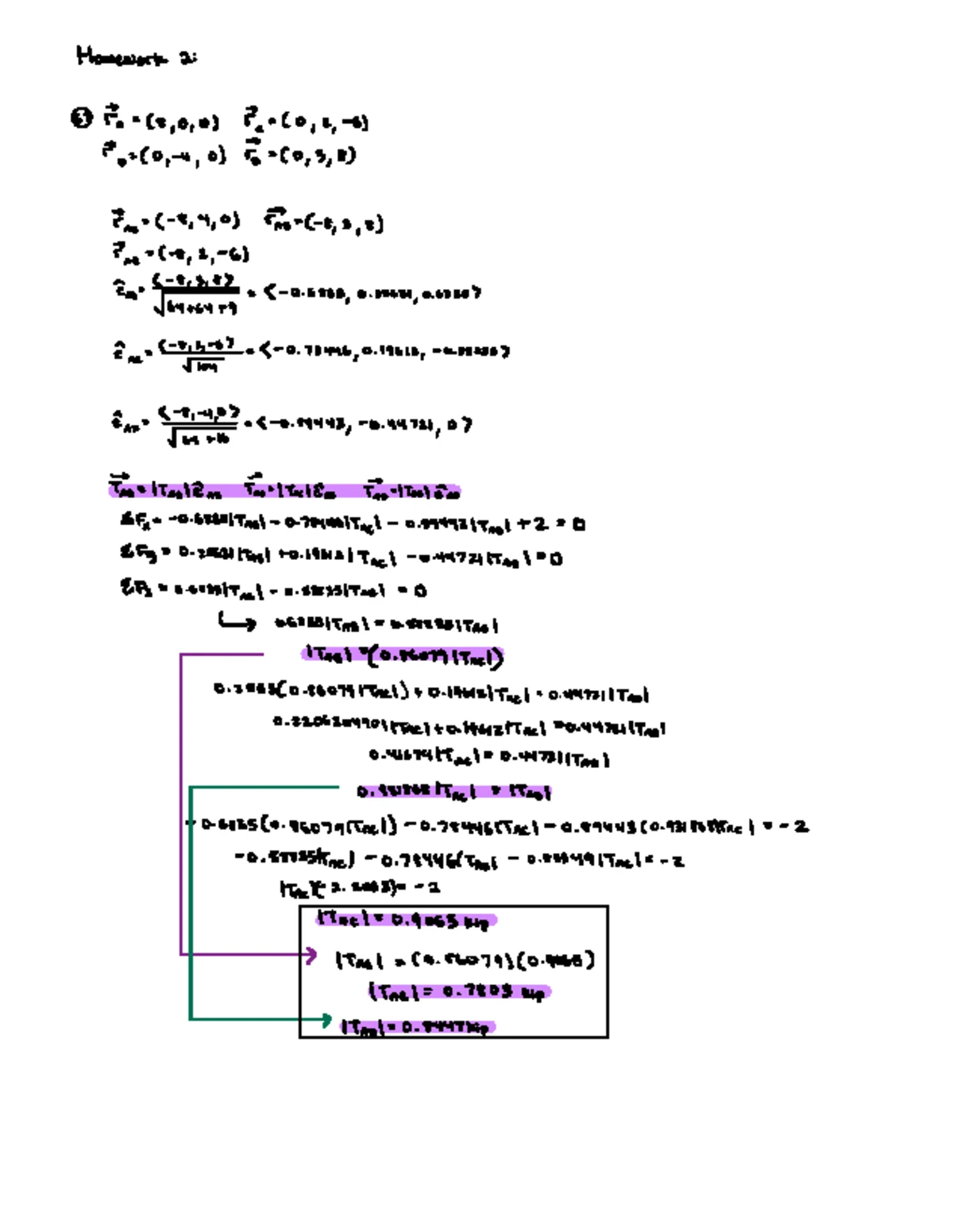 HW6: Statics Homework Solutions and Calculations - Studocu