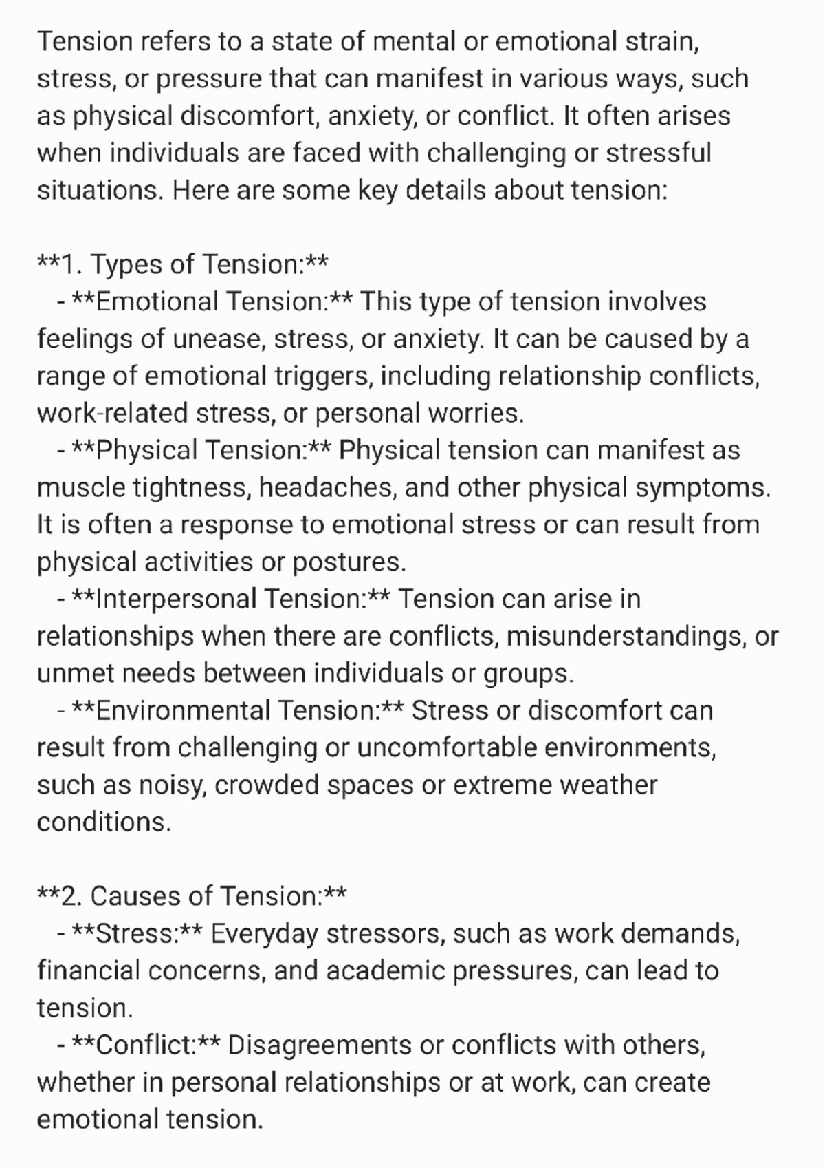 Tension - Psychology related topics - Psychology and Leadership ...