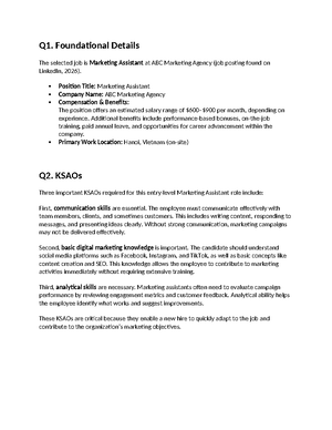 [Solved] Types of Job Analysis Explain how a public school system might ...