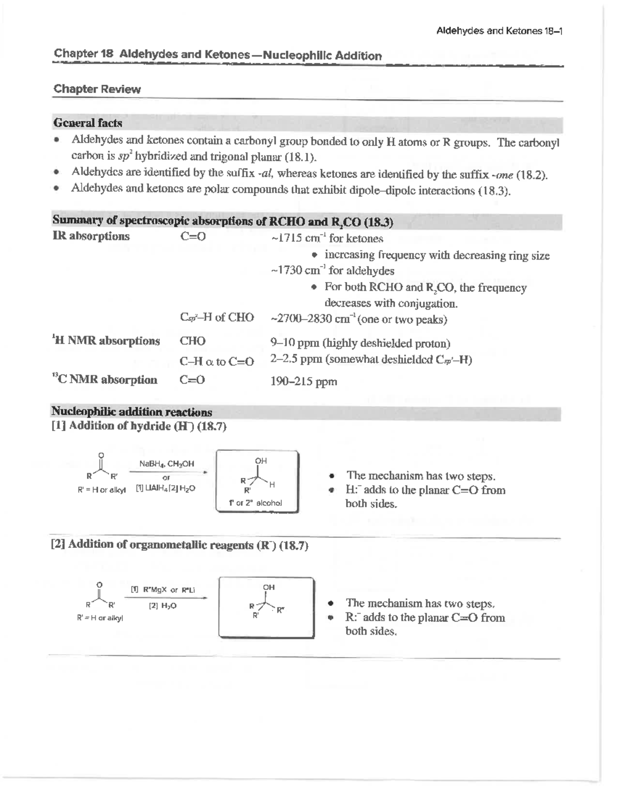 Ch18 - Smith's Organic chemistry 6th - Studocu
