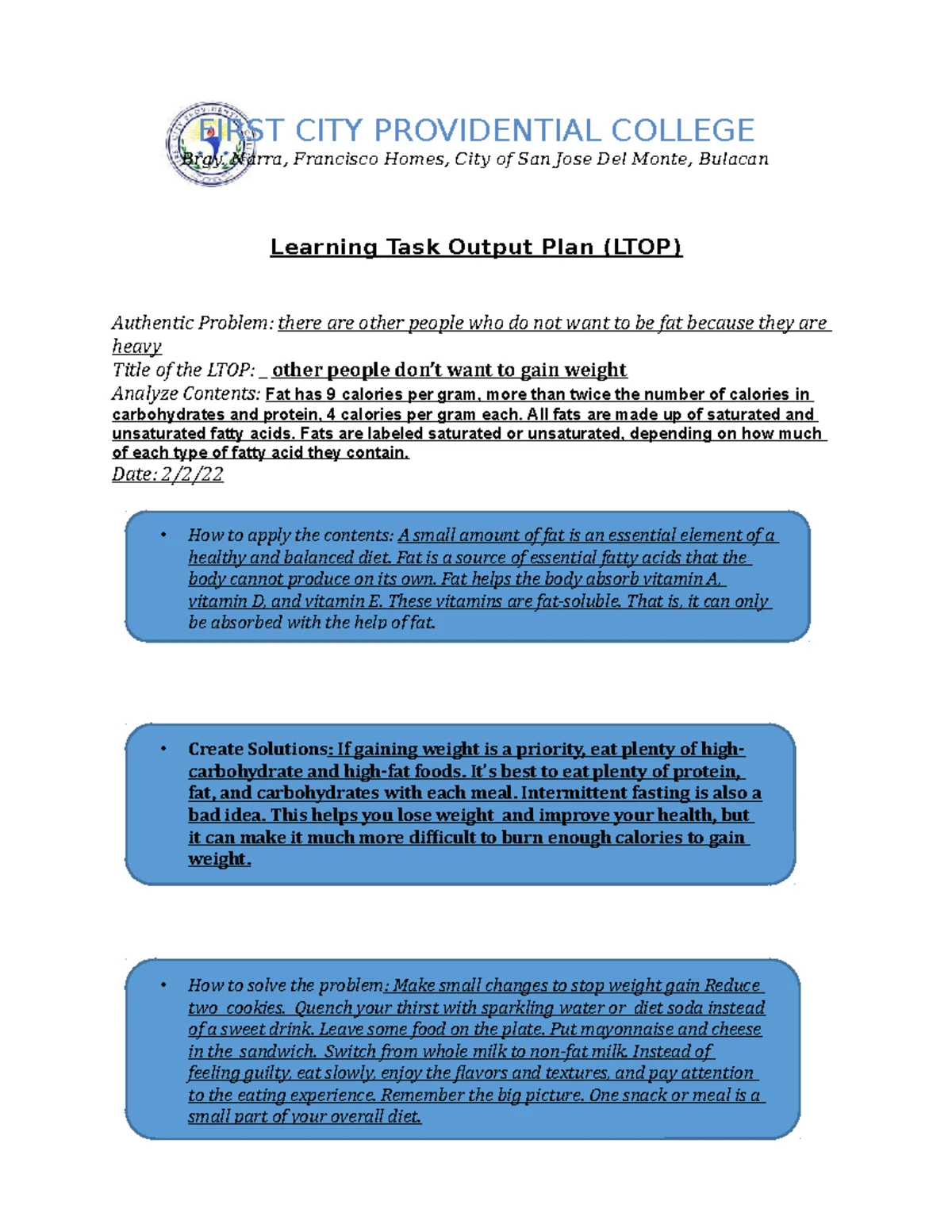 LIT107 - Project on 