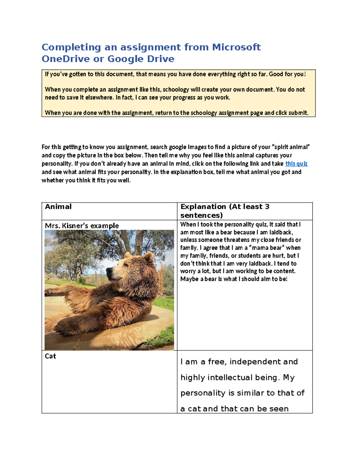 Completing+a+google+or+microsoft+document+&+animal+personality+quiz ...