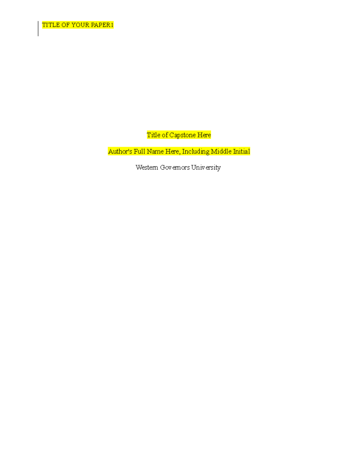 WGU IT Capstone Project Proposal Template and Guidelines - Studocu