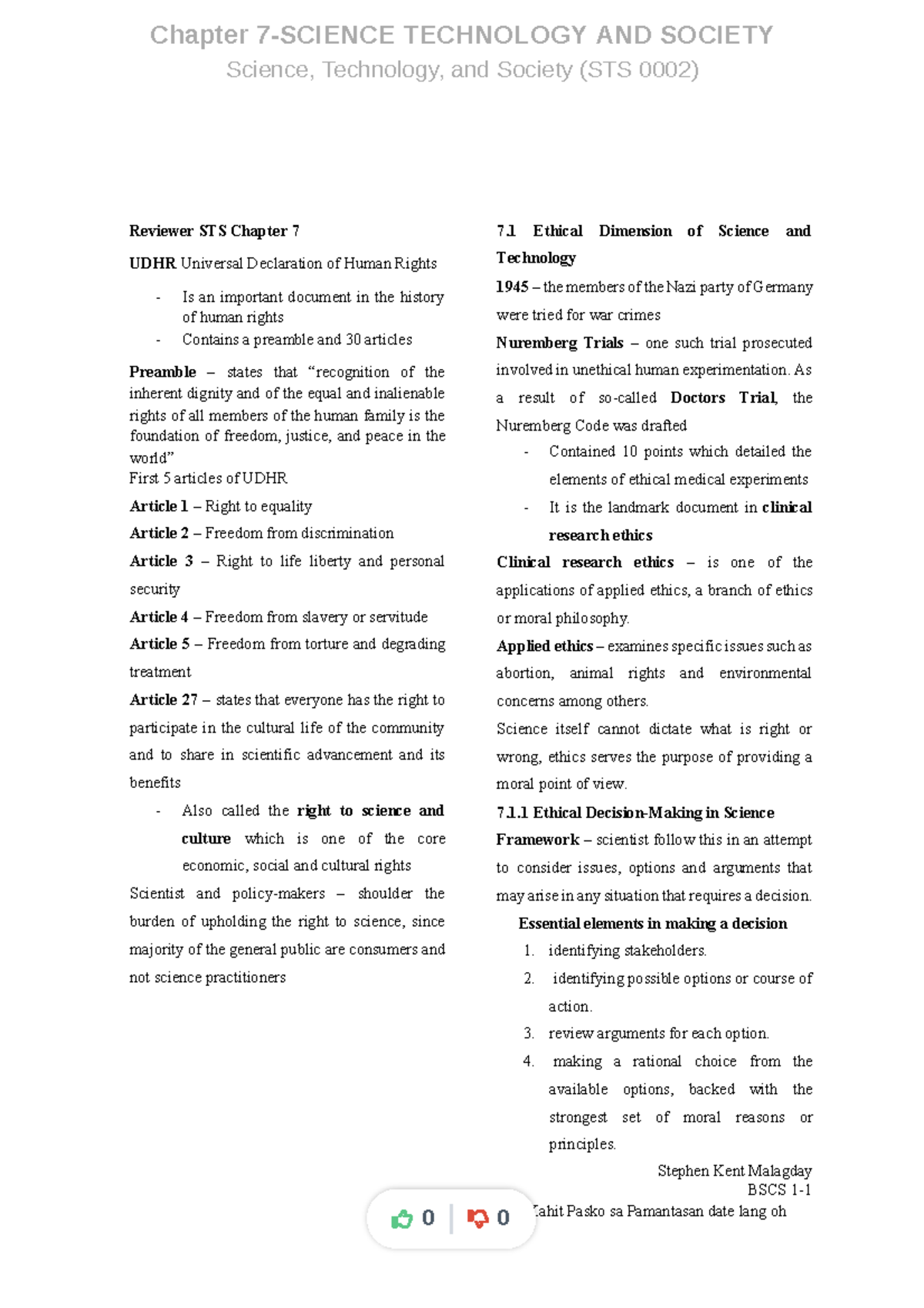 Chapter 7: Technology and Society - STS Review on Human Rights and ...