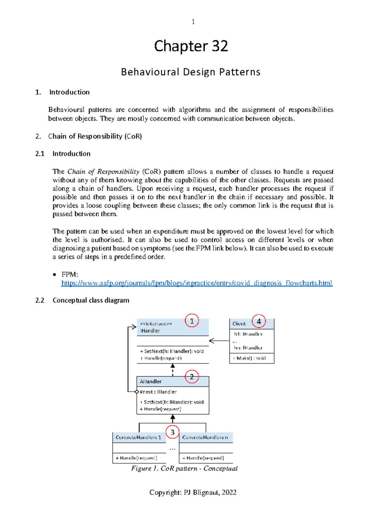 Chapter 32: Behavioural Design Patterns Overview and Examples (20240911 ...